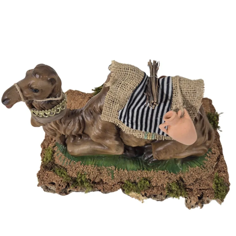 Animated Seated Camel Turning Its Head for 30 cm Nativity Figures