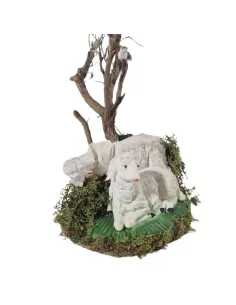 Coppia pecore "Eco" in movimento per statue da 30 cm