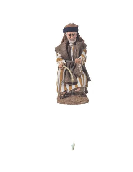 Animated Palestinian Fisherman - 30 cm
