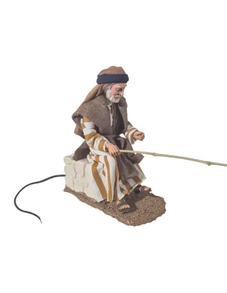Pescatore palestinese seduto in movimento 30 cm