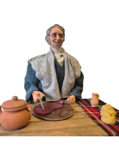 Uomo "Quality" che mangia popolare in movimento 30 cm 2