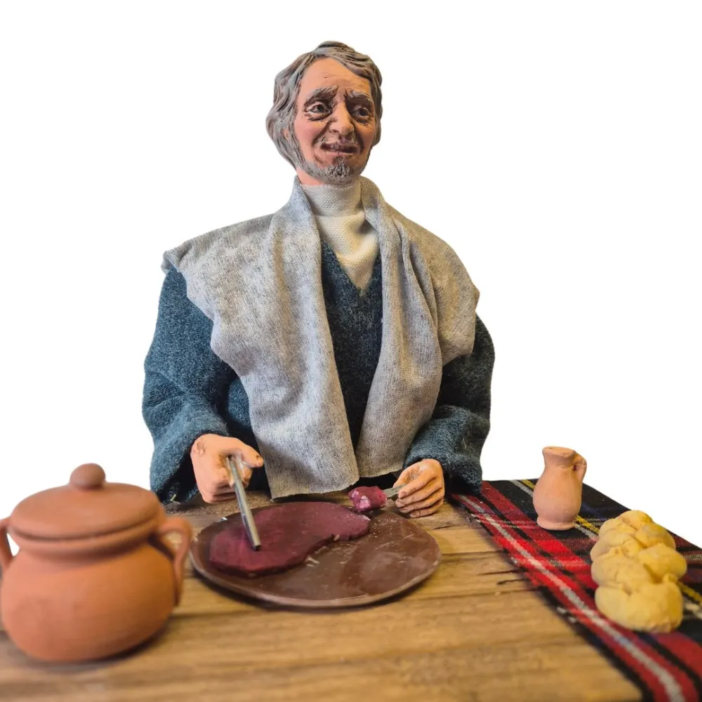 Animated "Quality" Traditional Man Eating - 30 cm