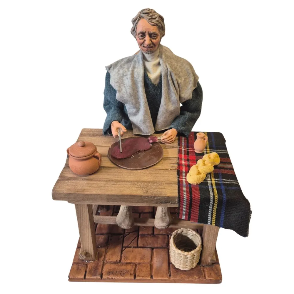 Animated "Quality" Traditional Man Eating - 30 cm
