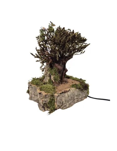 Animated Tree with Birds for 15–30 cm Nativity Figures