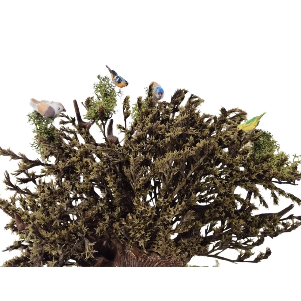 Animated Tree with Birds for 15–30 cm Nativity Figures