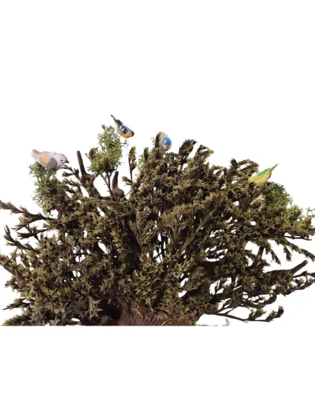 Albero con uccellini in movimento per statue da 15-30 cm