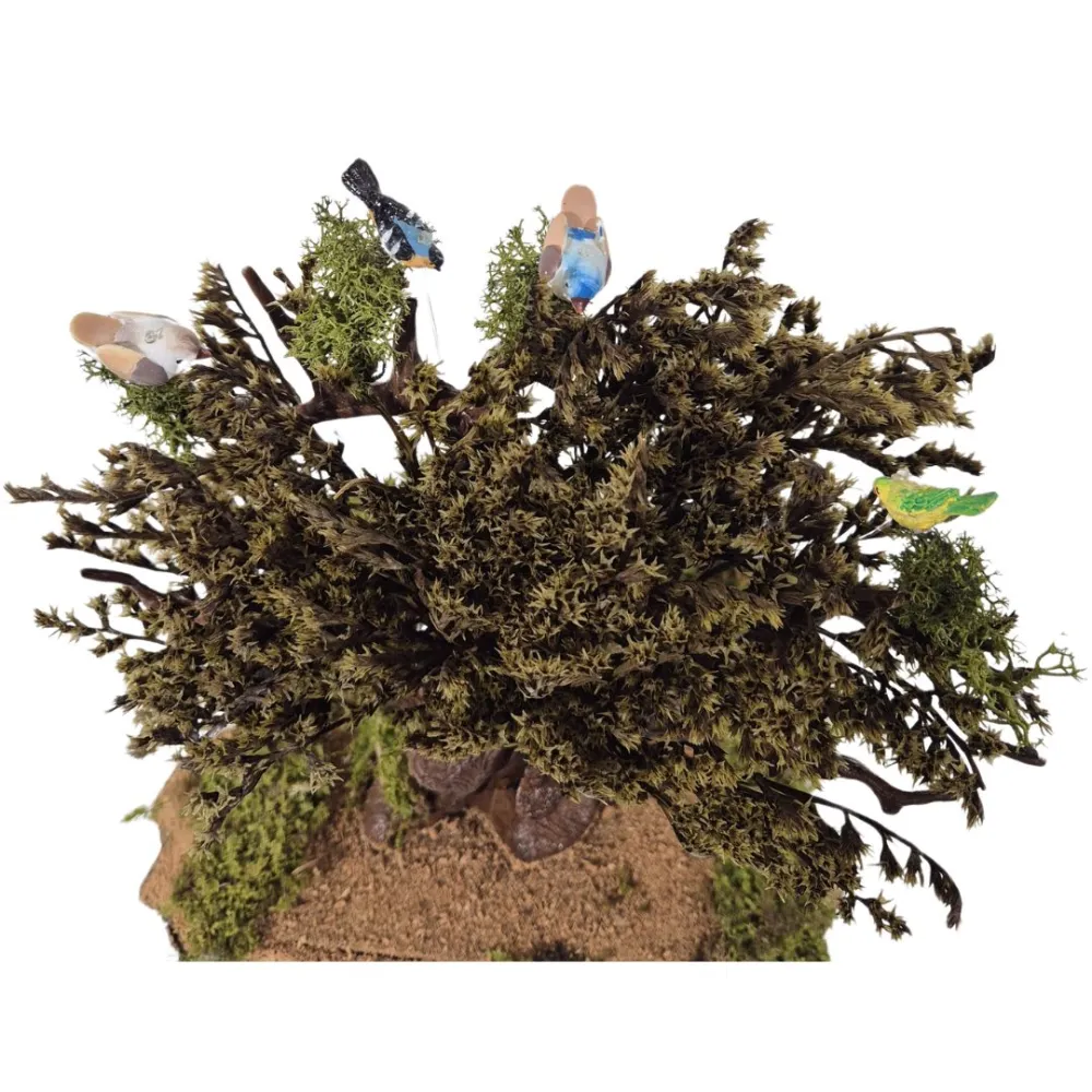 Animated Tree with Birds for 15–30 cm Nativity Figures