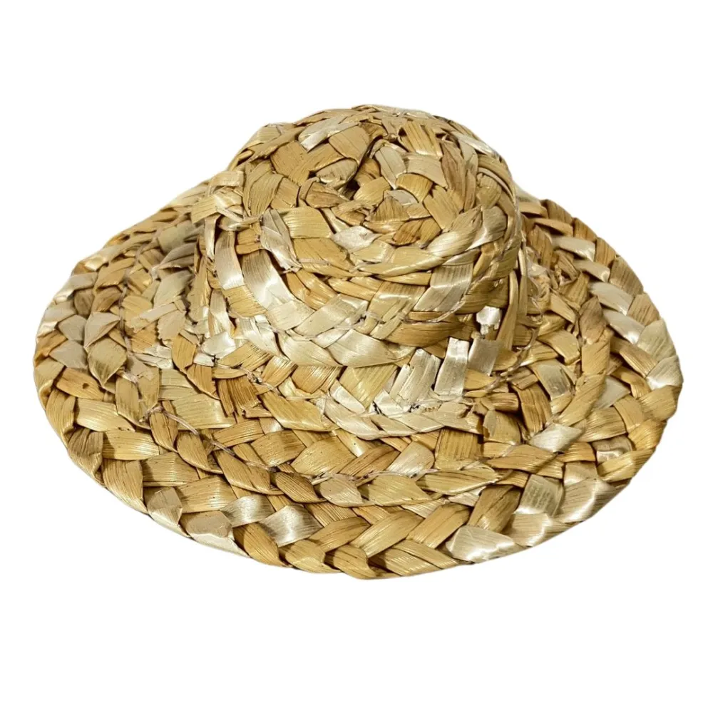 Woven Straw Hat for 25–30 cm Nativity Figures