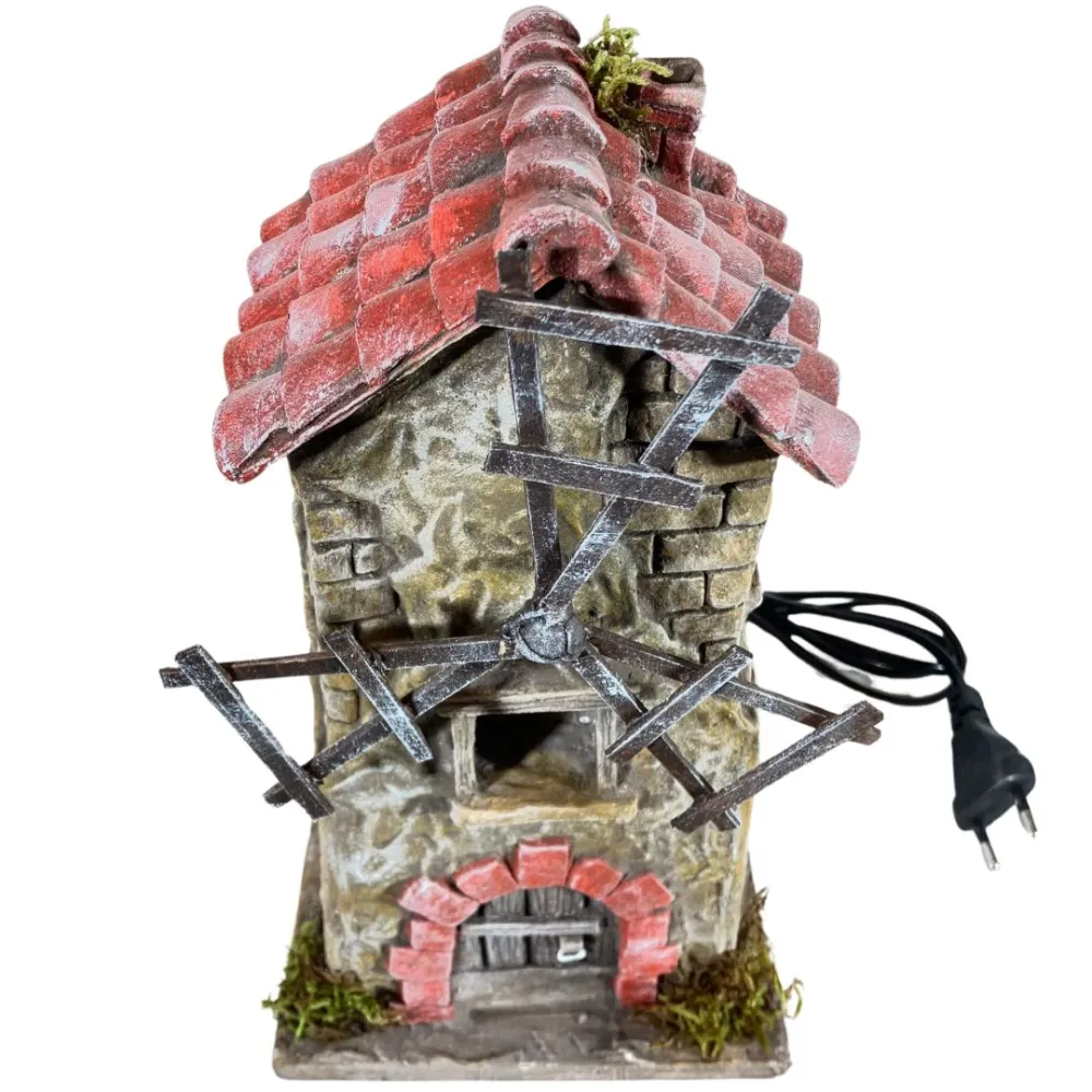 Animated Polystyrene Windmill for 8 cm Nativity Figures
