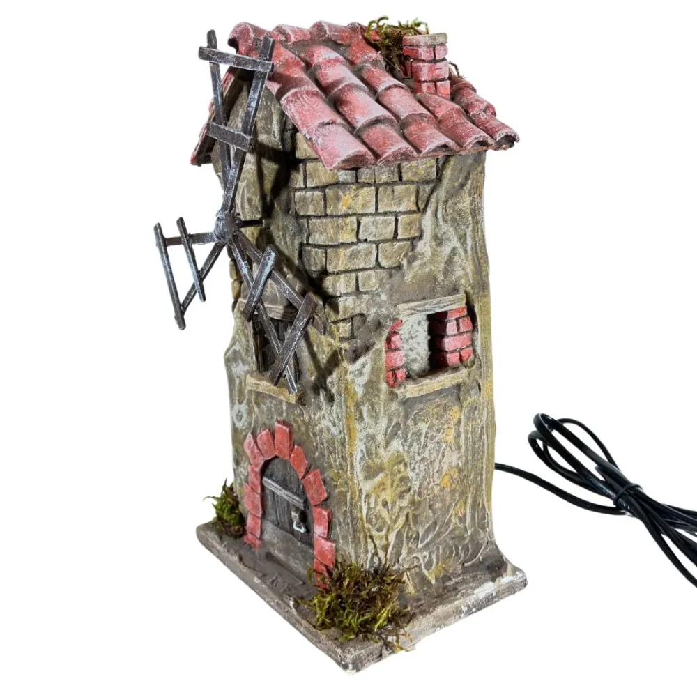 Animated Polystyrene Windmill for 8 cm Nativity Figures
