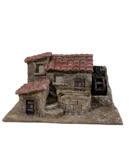 Animated Watermill for 3.5–8 cm Nativity Figures