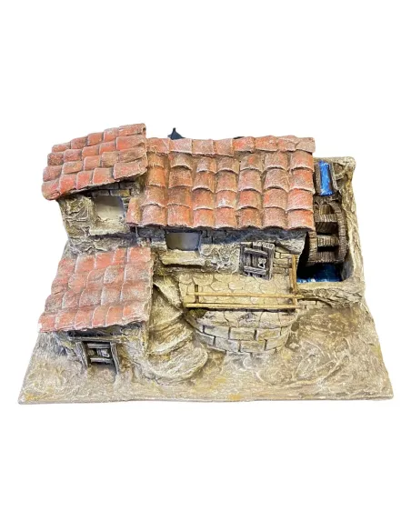 Animated Watermill for 3.5–8 cm Nativity Figures