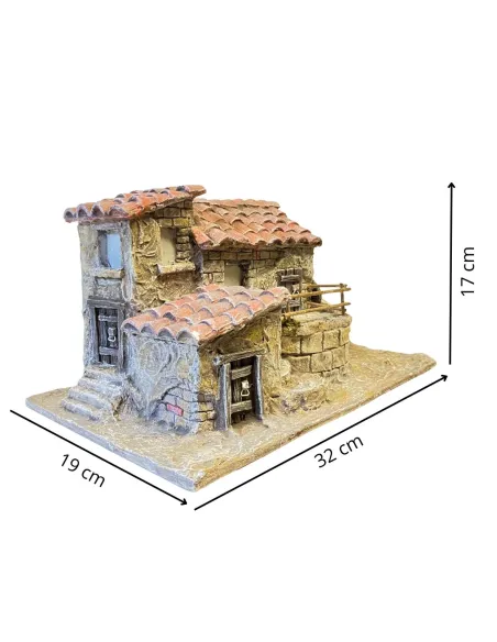 Animated Watermill for 3.5–8 cm Nativity Figures