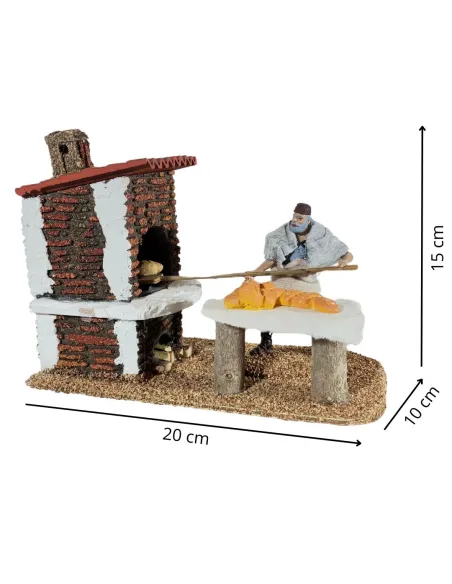 Fornaio Oliver in movimento 10 cm