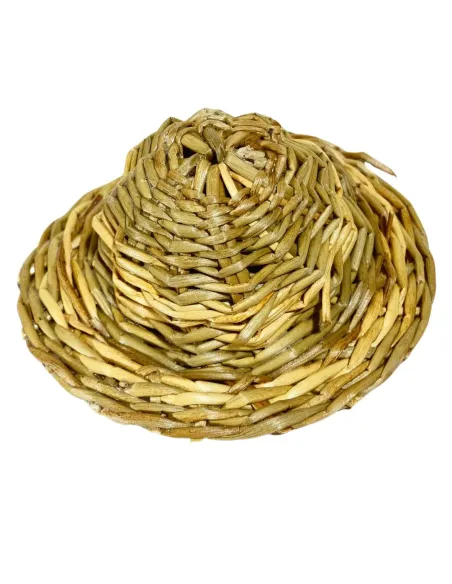 Cappello in vimini per statue da 25-30 cm