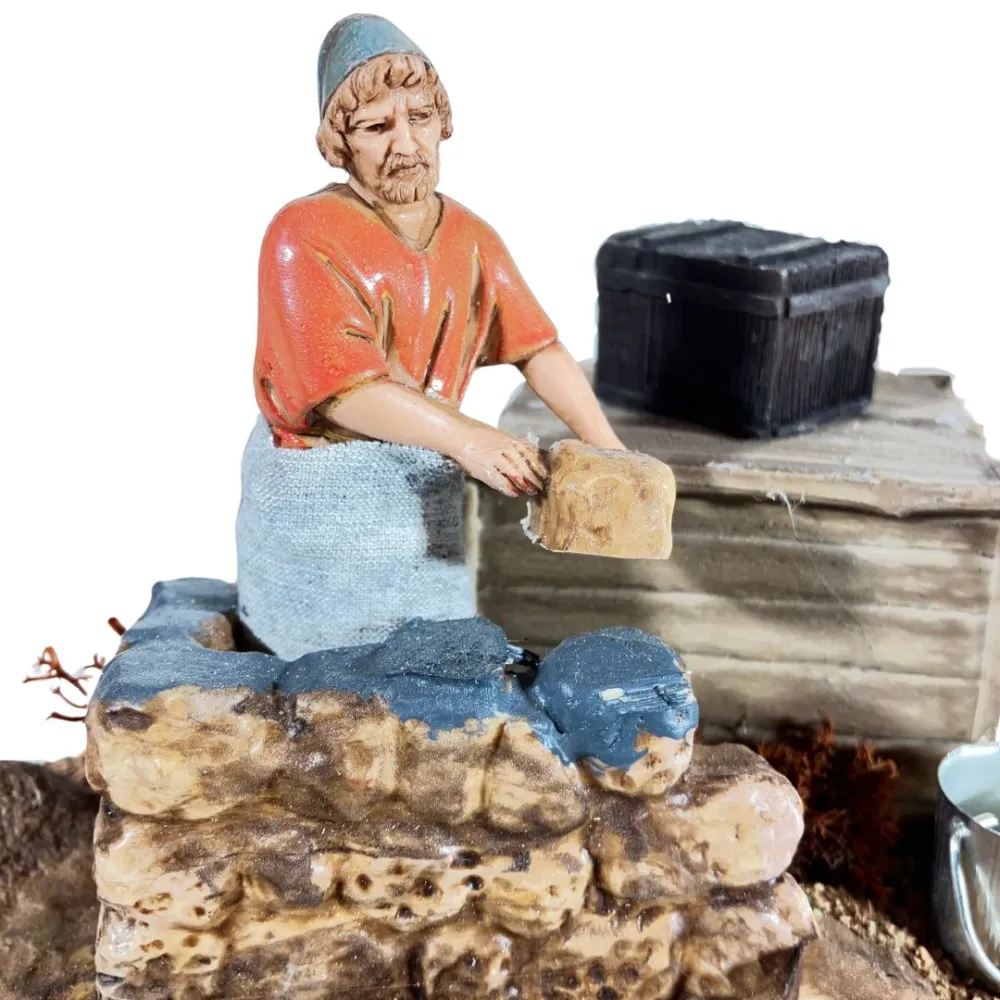 Animated 10 cm Landi Bricklayer