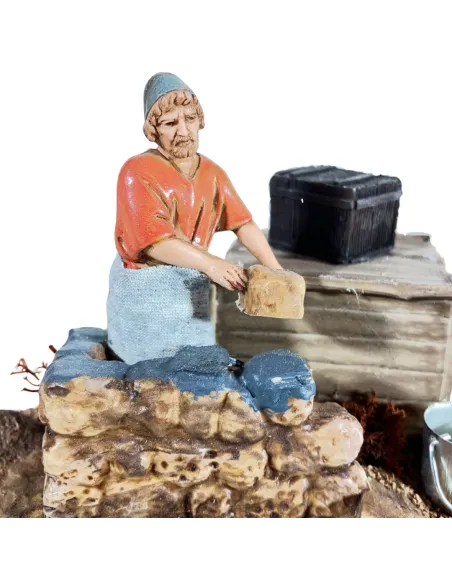 Animated 10 cm Landi Bricklayer