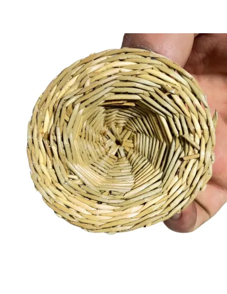 Cappello in vimini per statue da 25-30 cm