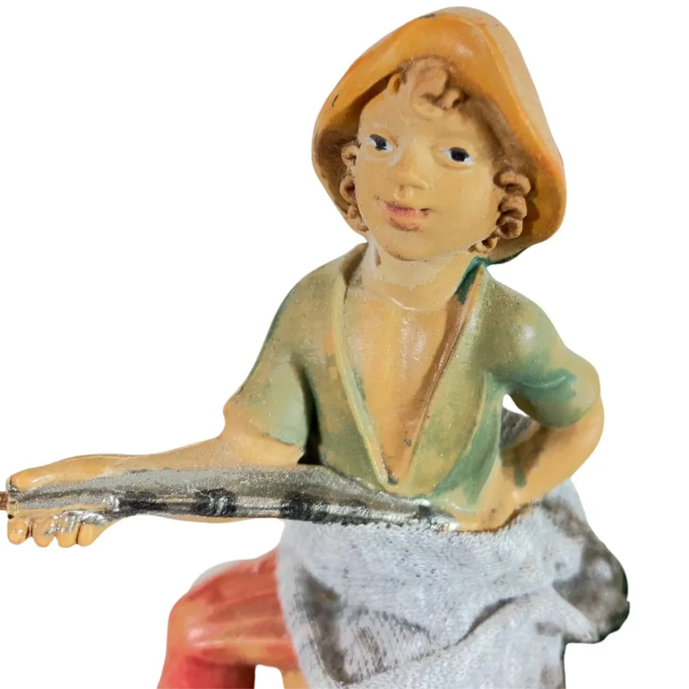 Animated 12 cm PVC Fisherman