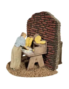 Animated 10 cm Landi Woman with Rolling Pin