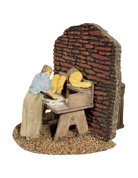 Animated 10 cm Landi Woman with Rolling Pin