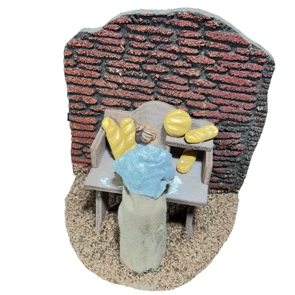 Animated 10 cm Landi Woman with Rolling Pin