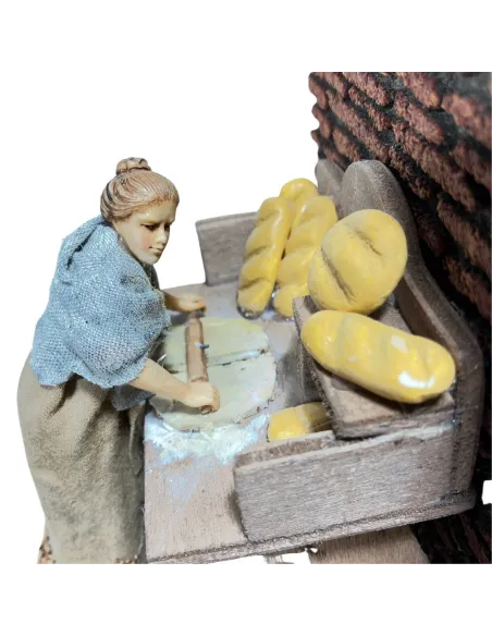 Animated 10 cm Landi Woman with Rolling Pin