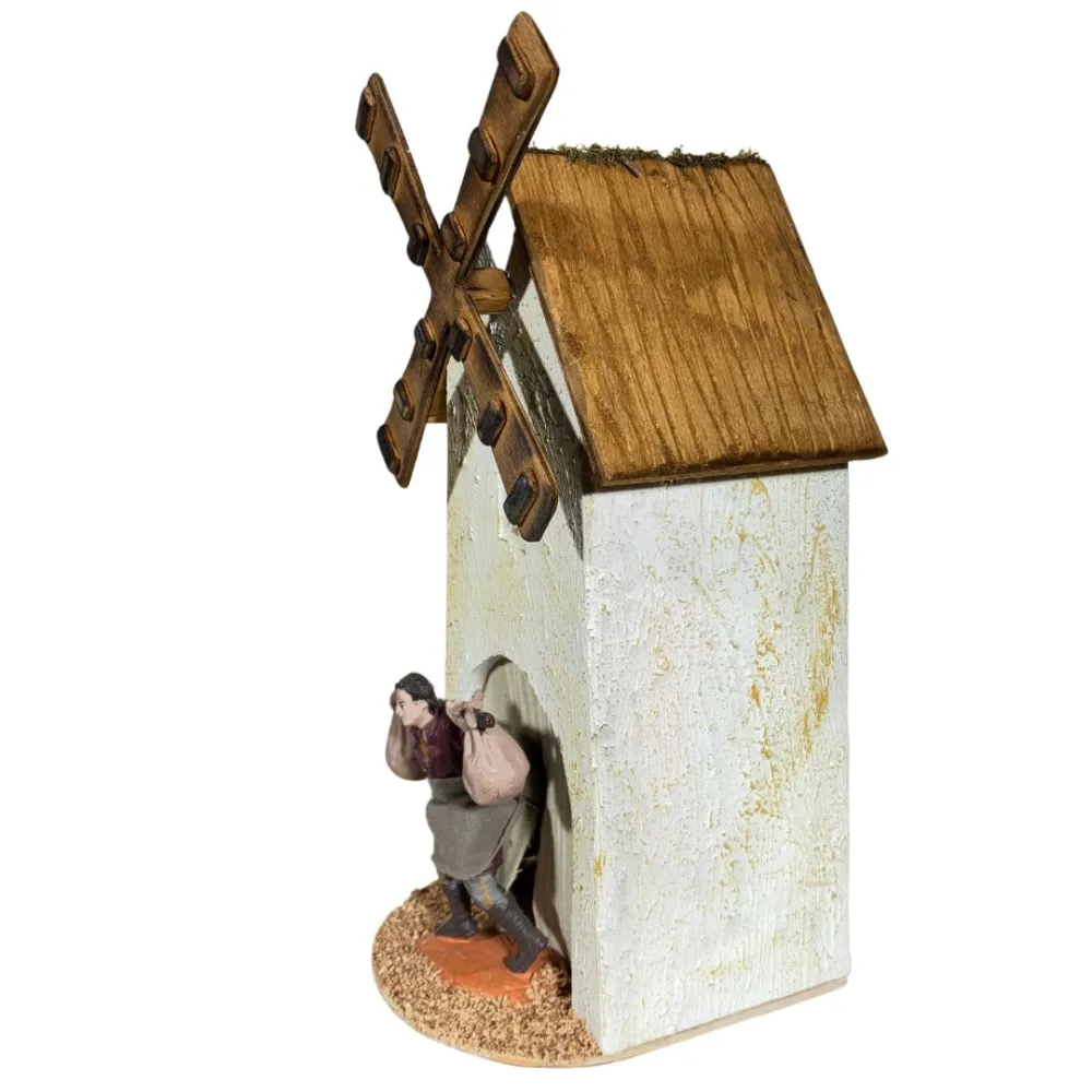 Animated 10 cm Oliver Windmill with Miller