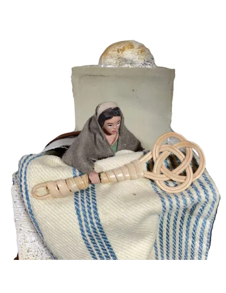 Donna con battipanni Oliver 10 cm