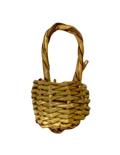 Cestino con manico in vimini per statue da 15 cm 2