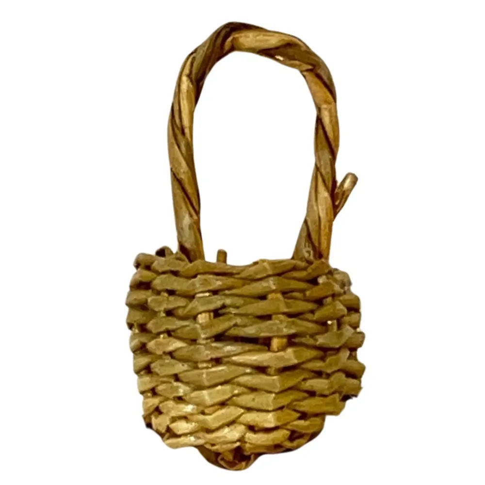 Wicker Basket with Handle for 15 cm Nativity Figures