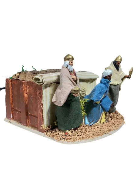 Re Magi Landi 10 cm in movimento