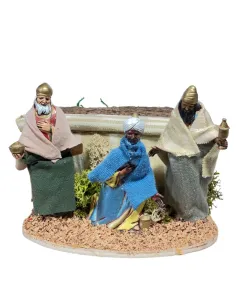 Re Magi Landi 10 cm in movimento