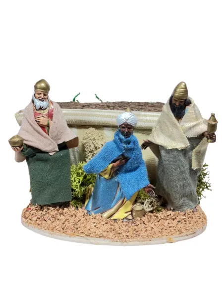 Re Magi Landi 10 cm in movimento