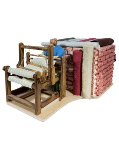 Animated 10 cm Landi Woman at the Loom 2