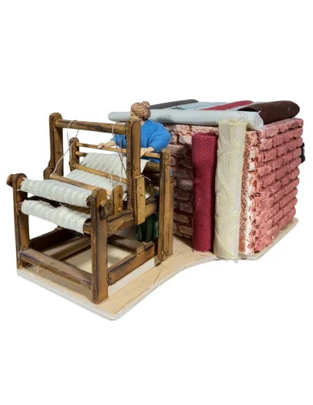 Animated 10 cm Landi Woman at the Loom