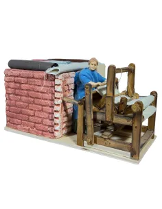 Animated 10 cm Landi Woman at the Loom