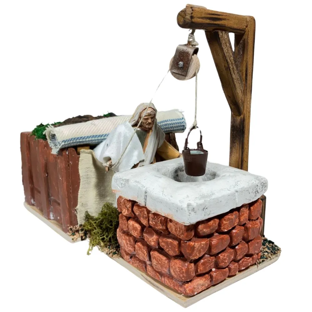 Animated 10 cm Landi Man at the Well