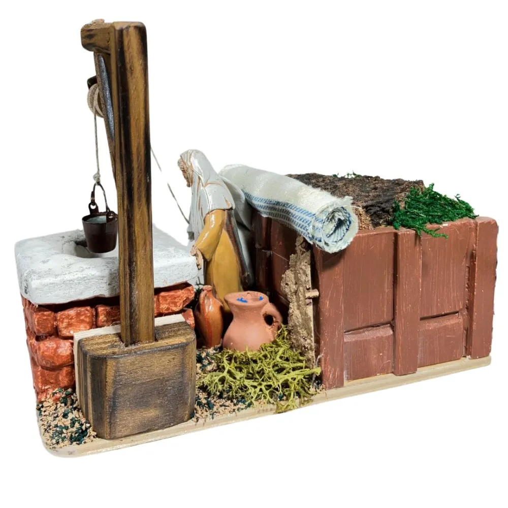 Animated 10 cm Landi Man at the Well