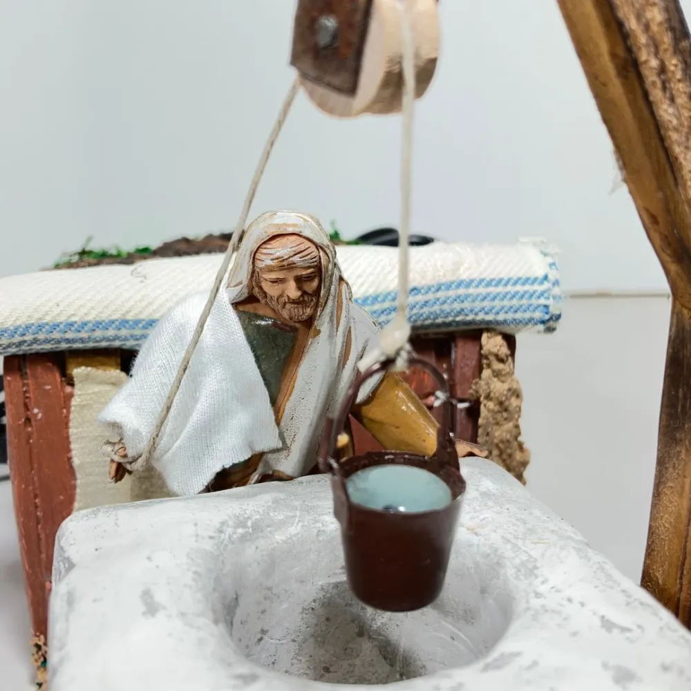 Animated 10 cm Landi Man at the Well