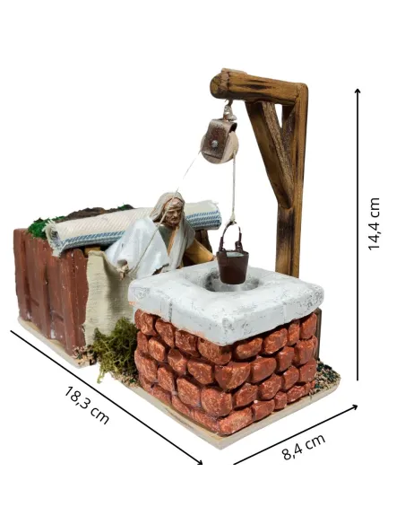 Animated 10 cm Landi Man at the Well