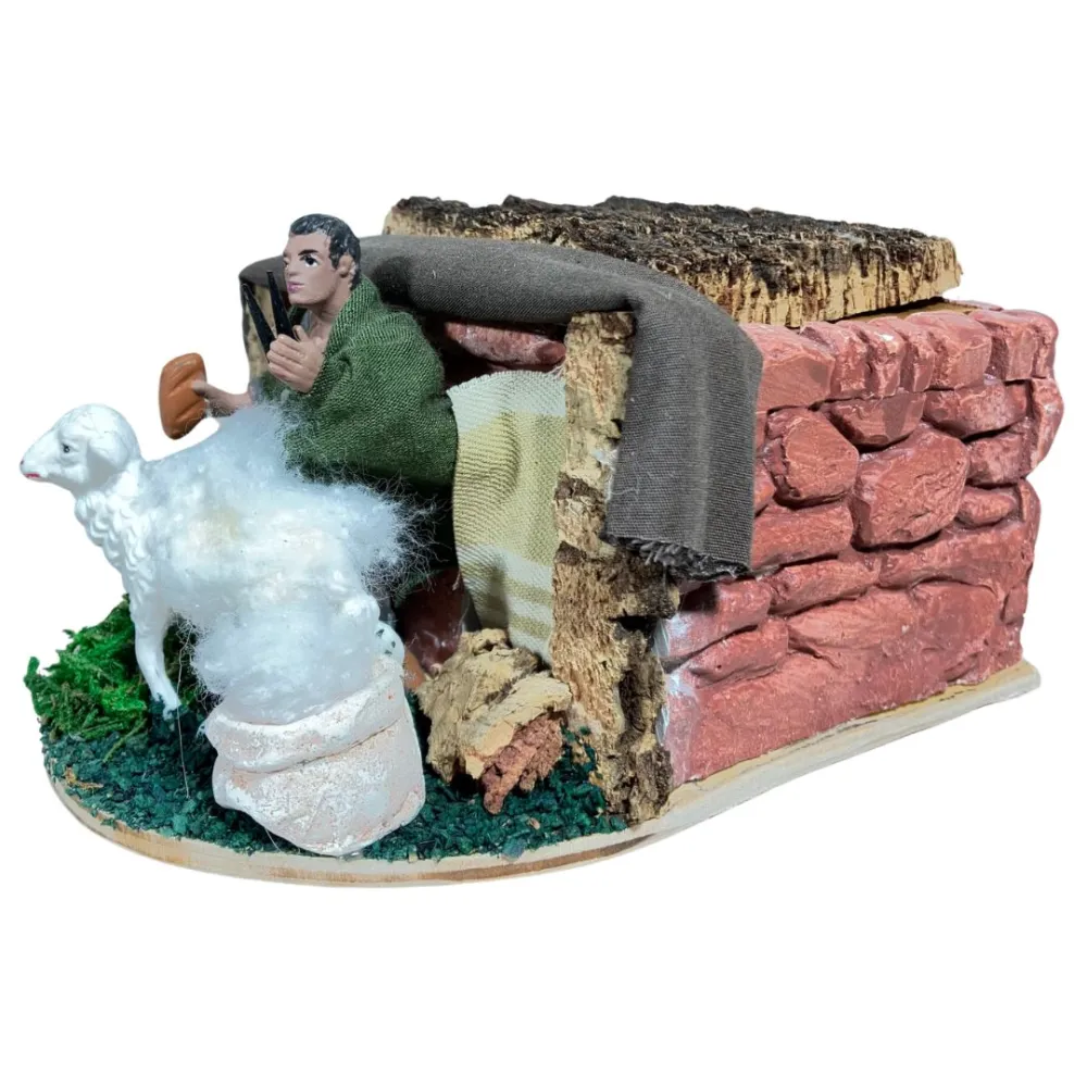 Animated 10 cm Oliver Sheep Shearer