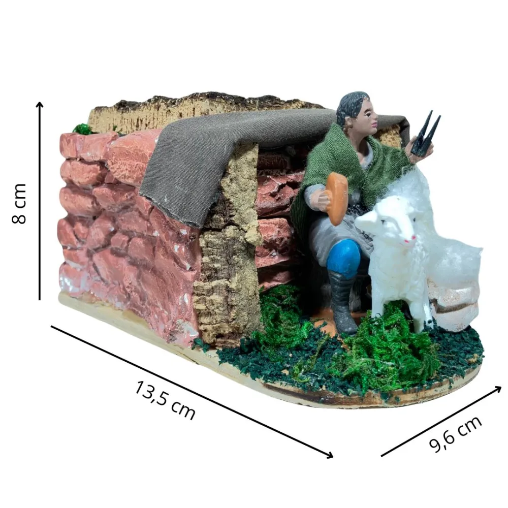 Animated 10 cm Oliver Sheep Shearer