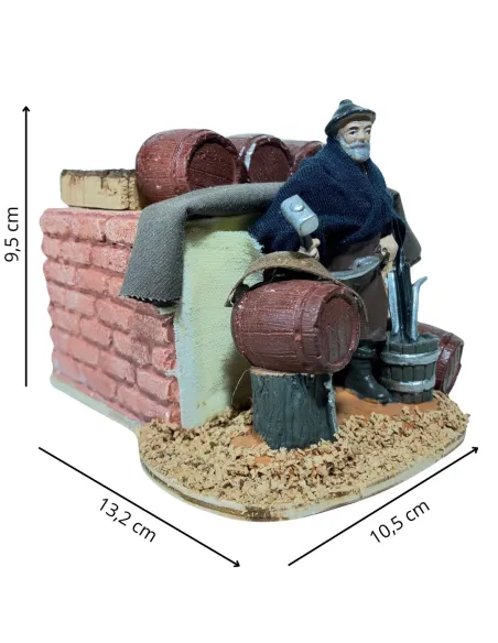 Bottaio Oliver 10 cm in movimento