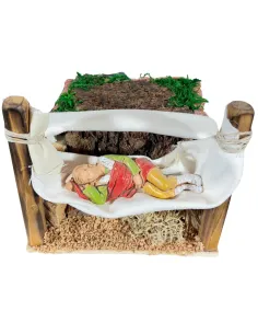 Animated 10 cm Landi Man on Hammock 2
