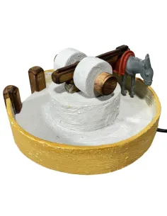 Animated Donkey with Millstone for 10 cm Nativity Figures
