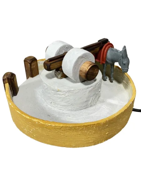Asino con macina in movimento per statue da 10 cm
