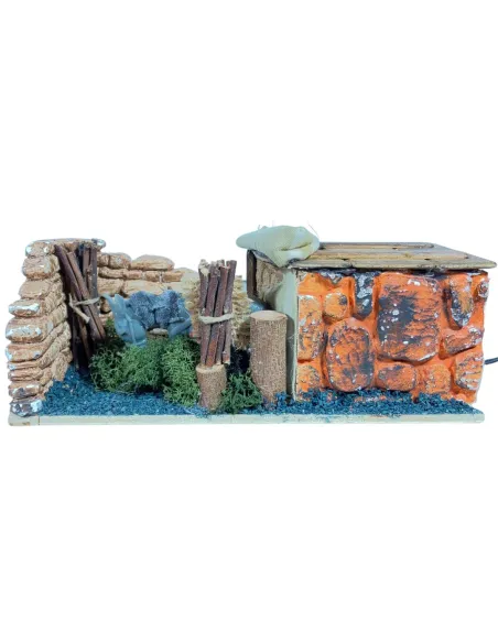 Animated Grazing Donkey for 10 cm Nativity Figures