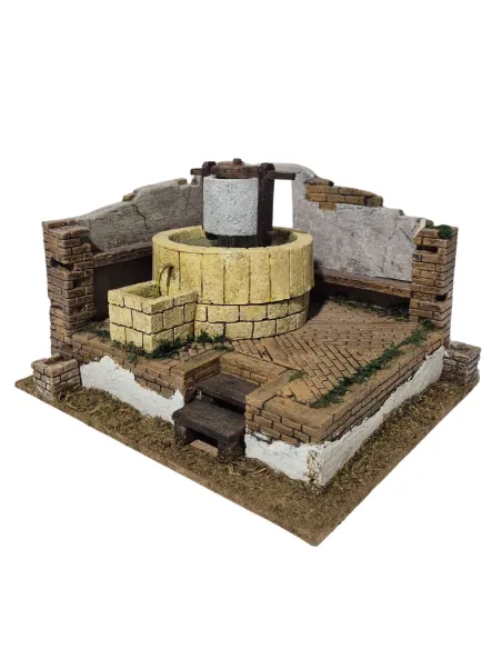 Frantoio in movimento con acqua per statue da 10 cm