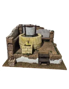 Frantoio in movimento con acqua per statue da 10 cm 2